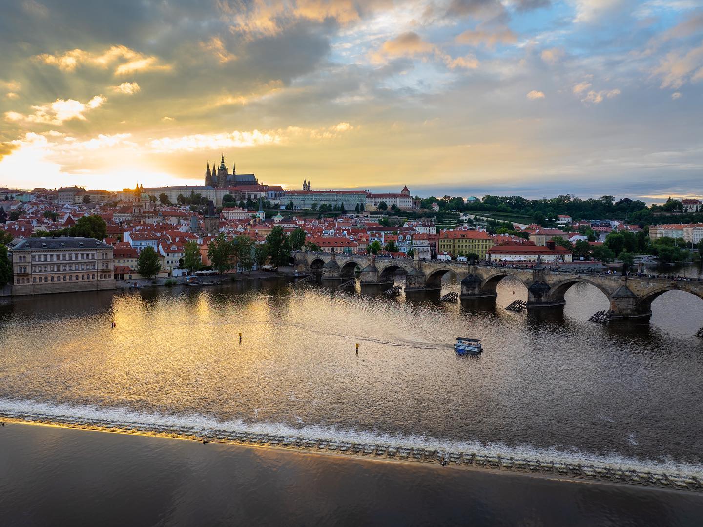 Perfect view ☀️☀️☀️ Prague boat trip